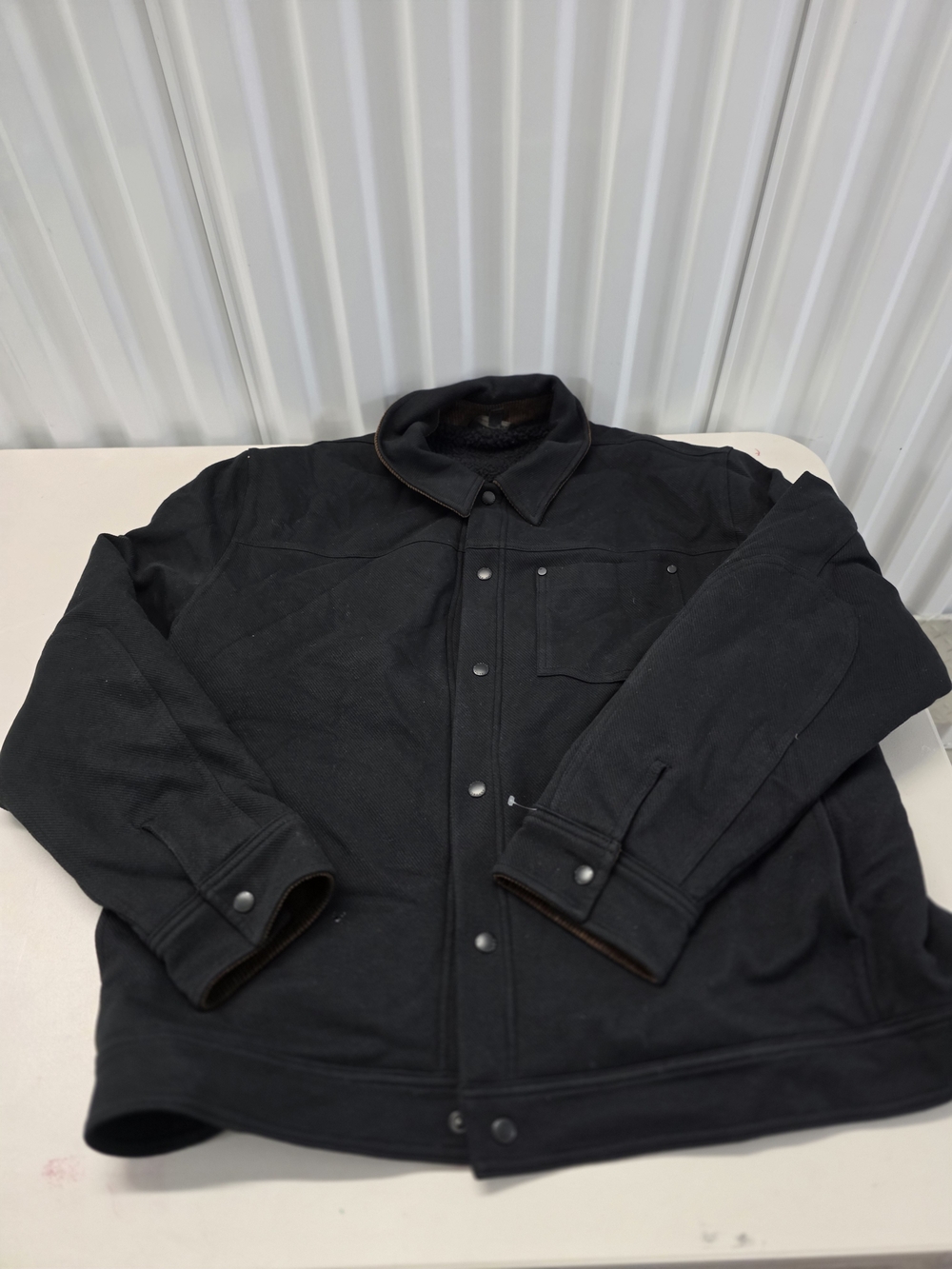 Banana Republic Fleece Sherpa Lined Jacket Men's Size XL